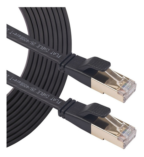 Cable Red Plano Categoria 8 Cat8 Rj45 Ethernet 5m 40gbps