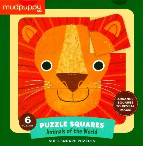 Mudpuppy Animals Of The World Squares Puzzle (27 Piece)