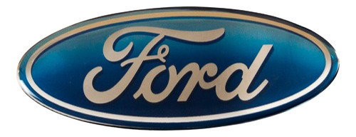 Adesivo Emblema Volante Ford Fiesta Ecosport Resinado 3x14cm