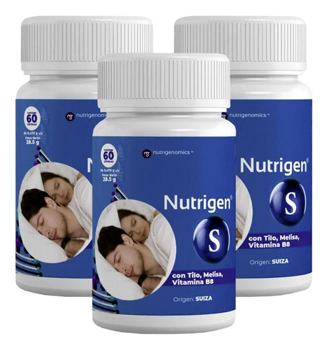 Pack 3 Nutrigen S Sleep Repair Ayuda A Restablecer El Sueño