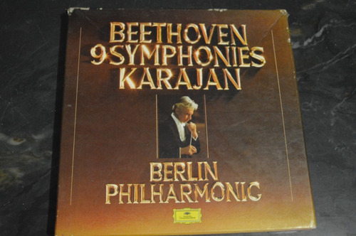 Beethoven 9 Symphonies Karajan Box Lp Compacto Vinil