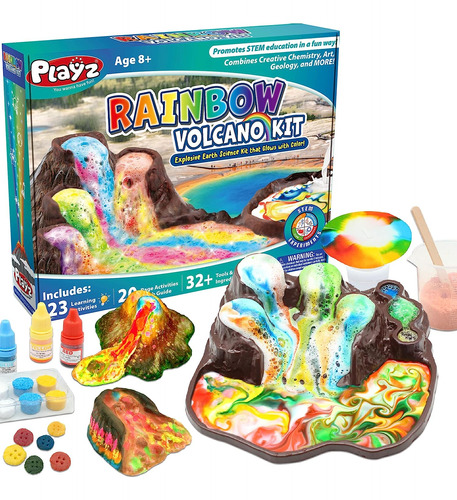 Playz Kit De Volcán Arco Iris Explosivo Principal (edición L