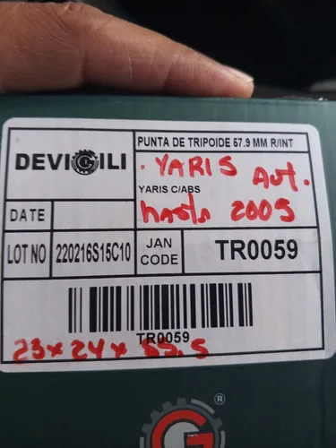 Tripoide Yaris Hasta 2005