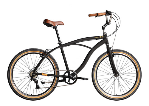 Bicicleta Beach Cruiser Alum Terral 7 Vel  Shimano Blitz