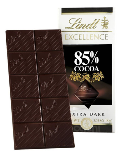 Chocolate Suizo Lindt Excellence 85% Cacao