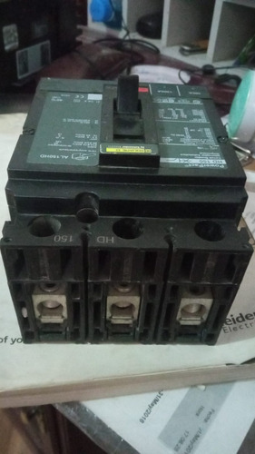 Interruptor Termomagnético Hdl36150 3x100 Amp. Marca Squared (Usado)