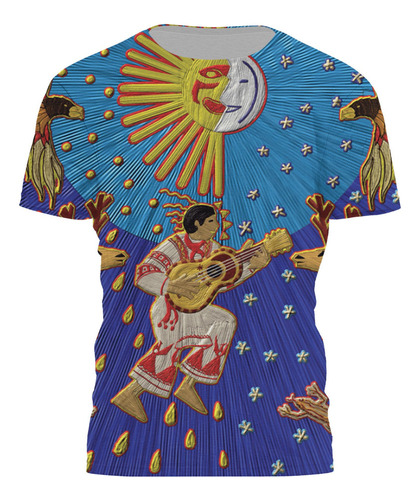 Playera 3d Huichol Tl39