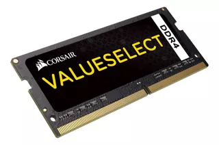 MEMORIA RAM VALUE SELECT COLOR NEGRO 16GB 1 CORSAIR CMSO16GX4M1A2133C15