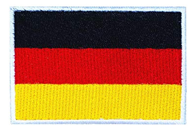 Gráfico Polvo Bandera De Alemania Bordado Hierro En Parche 