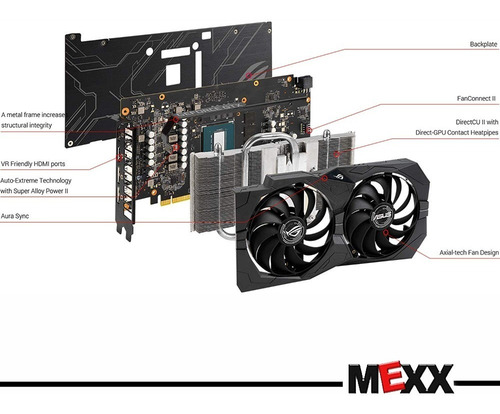 Placa Video Geforce Asus Gtx 1650s Super 4gb Strix Mexx 1