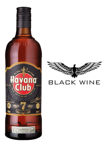 Ron Havana Club 7 Años 750 Ml Caja X 3