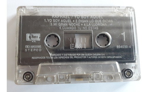 Raphael Cassette Musical Año 80 Original