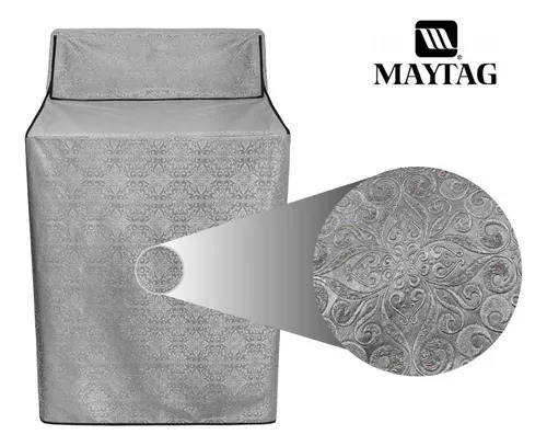 Cobertura De Lavadora Maytag 19kg Impermeable Plata Ppg