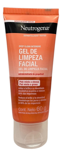 Gel De Limpieza Facial Neutrogena Deep Clean Piel Mixta 60g