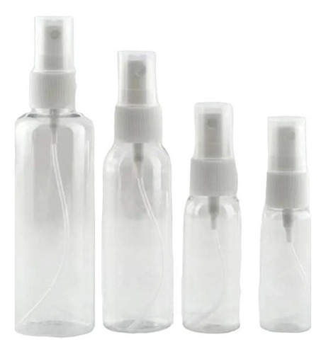 Botellas Dispensadoras Spray Para Líquidos + Bolsa Color Transparente