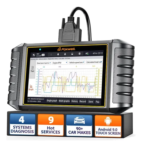 Foxwell Nt716 Obd2 Tableta De Escaner Abs/srs/motor/transmis