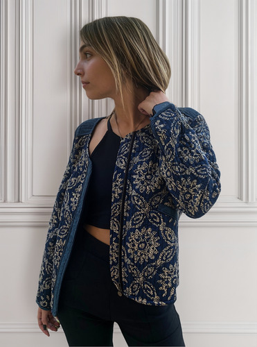Chaqueta Rapsodia Garden Blulish Mujer Adulto.