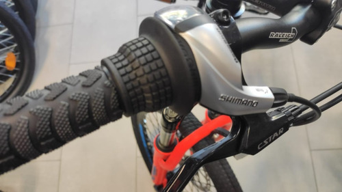 Bicicleta Raleigh Rowdy Rodado 20 Aluminio 7 Vel Envio Grati Negro/azul/rojo 22 "