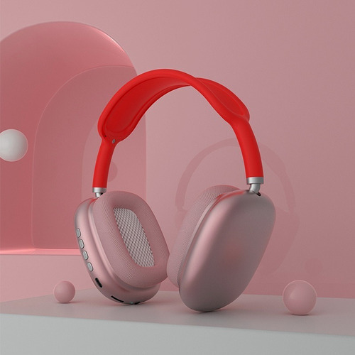 Fone de ouvido headband gamer sem fio SW-AHEAD Audífonos Inalámbricos CP9-142 P9 vermelho com luz LED