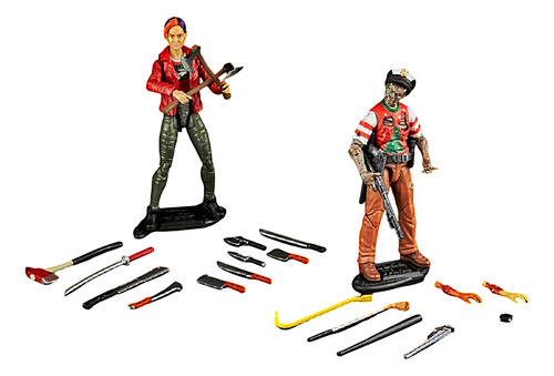 Pack Muñecos Articulados Con Accesorios Y Armas Escala Gijoe
