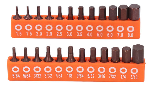 Conjunto De Brocas Hexagonais, 24 Peças De Furadeira De Cabe