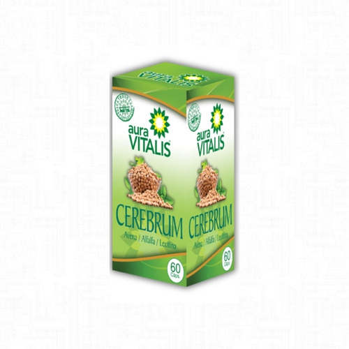 Cerebrum 60 Capsulas Avena Alfalfa Lecitina De Soya