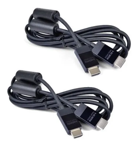 Set De 2 Cable Hdmi De Alta Velocidad 6 Microsoft Xbox One