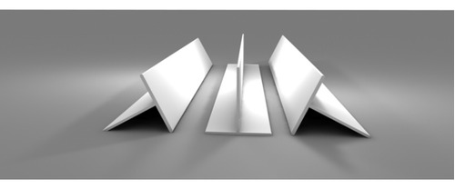 Imagen 7 de 8 de Perfil T 18x19mm Cubrecanto Rígido Pvc
