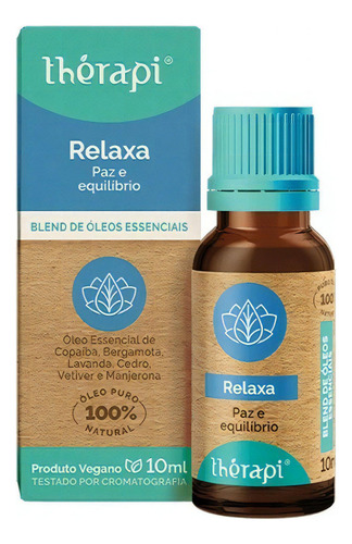 Blend De Óleos Essenciais Relaxa 10ml - Thérapi