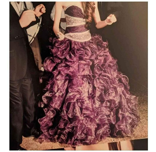Vestido De 15 Años Morado (Usado)