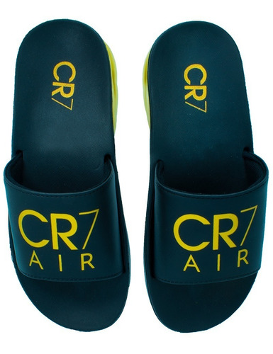 Imagen 3 de 4 de Sandalias Casual Cr7 Negro/dorado Cr709nd Moletto