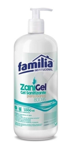 Gel Antibacterial Zanigel Familia 1000ml Paqx3