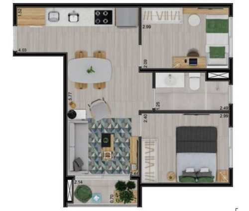 Imagem 19 de 19 de Apartamento À Venda No Bairro Brooklin Paulista - São Paulo/sp - O-20846-34640