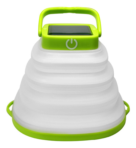 K Luz De Campamento Led Solar Plegable: Portátil,
