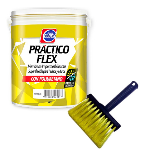 Membrana Liquida Practico Flex Con Poliuretano Elbex 20kg