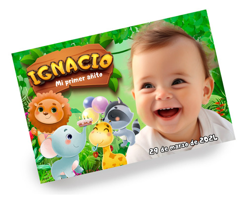 Iman Personalizado Laminado Souvenirs Diseño Incluido