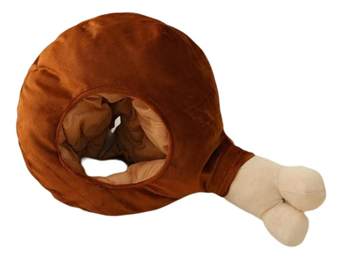 Sombrero De Peluche Con Baquetas De Pollo, Tocado De Juguete