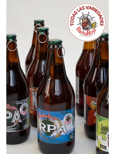 Imagen 4 de 10 de Cerveza Barba Roja Noche Azul Sin Alcohol 625ml. Pack X 6