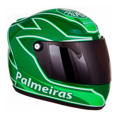 Capacete Protork Mini Oficial Times Futebol Palmeiras