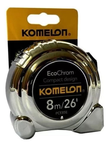 Flexometro Cromado 8 Mts Kmc 38c Marca Komelon