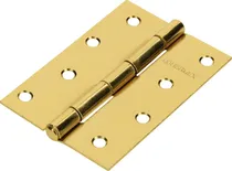 Comprar Bisagras Doradas 4'' 10cm Para Puertas Muebles Hermex X Par