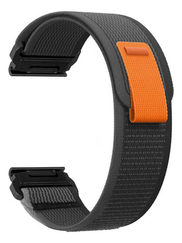 Pulseira Loop Trilha Ltimports Para Fenix 8x 51mm 7x Qfit26 Cor Cinza