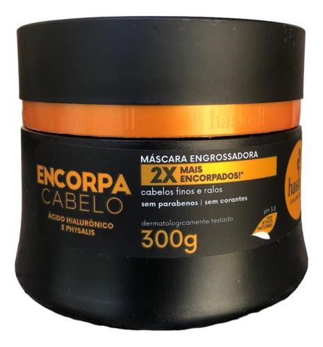 Haskell - Linha Encorpa Cabelo - Mascara Engrossadora 300 Gr