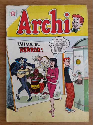 Cómic Archie Número 92 Editorial Novaro 1963