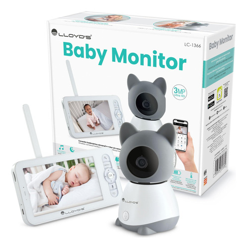 Camara Con Monitor Para Bebés Controla Tu Bebé Desde Tu Sm