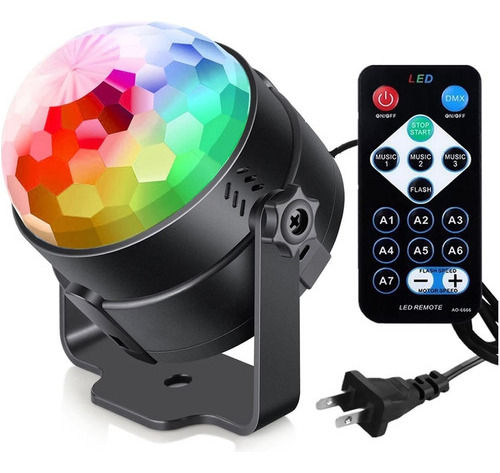 Luces De Fiesta Activadas Por Sonido Con Control Remoto Ilum