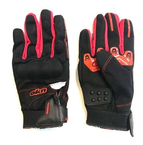 Imagen 1 de 6 de Guantes Okn Motociclismo Racing Protecciones Beitia Motos