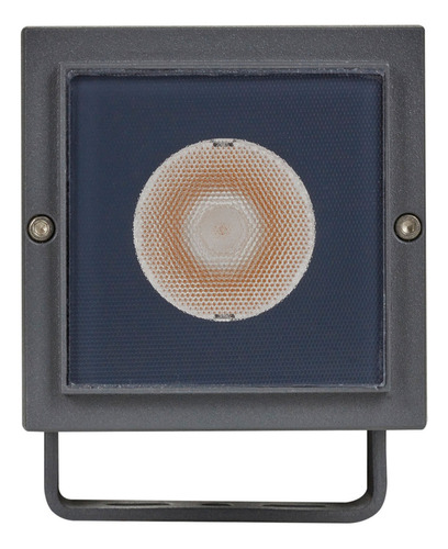 Reflector Led Para Piso Illux Pl-7705.g3030 Estructura Gris