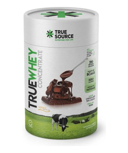 Kit 2x: Proteína True Concentrate Zero Lactose Chocolate 70%