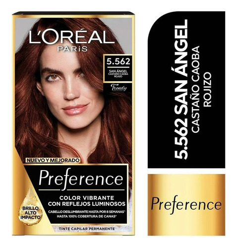 3 Pza Tinte Para Cabello L'oréal Preference 5.562 San Ángel